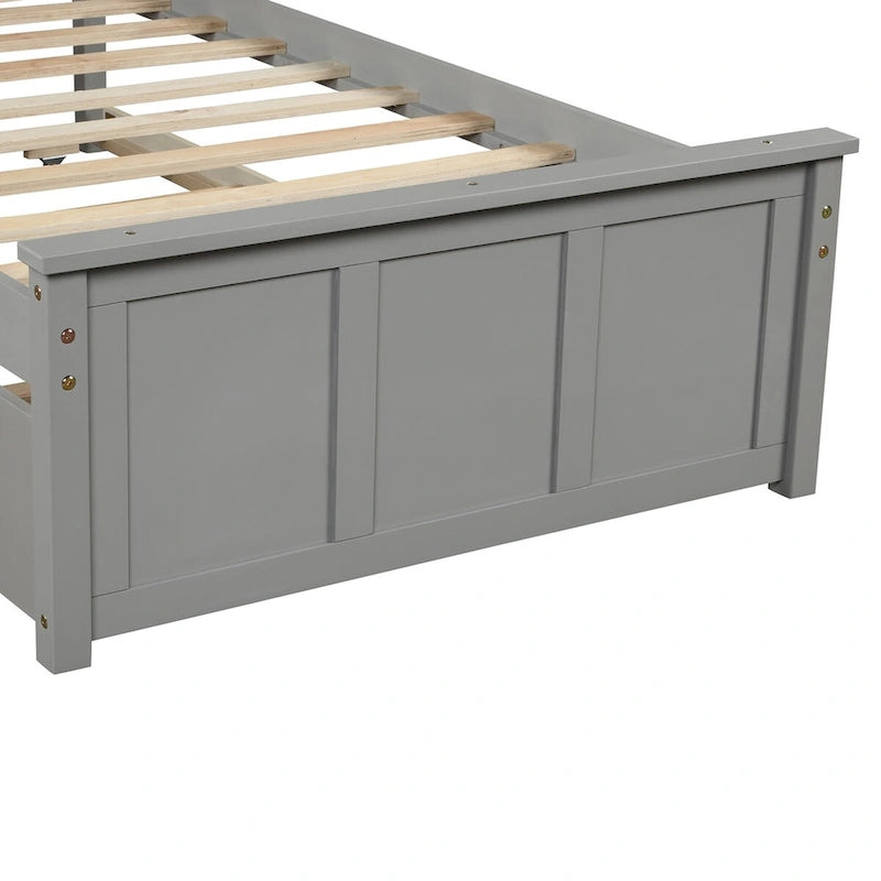 Platform Bed with Trundle
